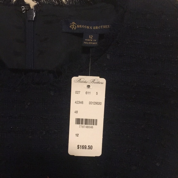 Navy Brooks Brothers Dress - Picture 2 of 2